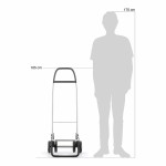 Cărucior de cumpărături Rolser i-max mf 4 Gri (Recondiționate B)