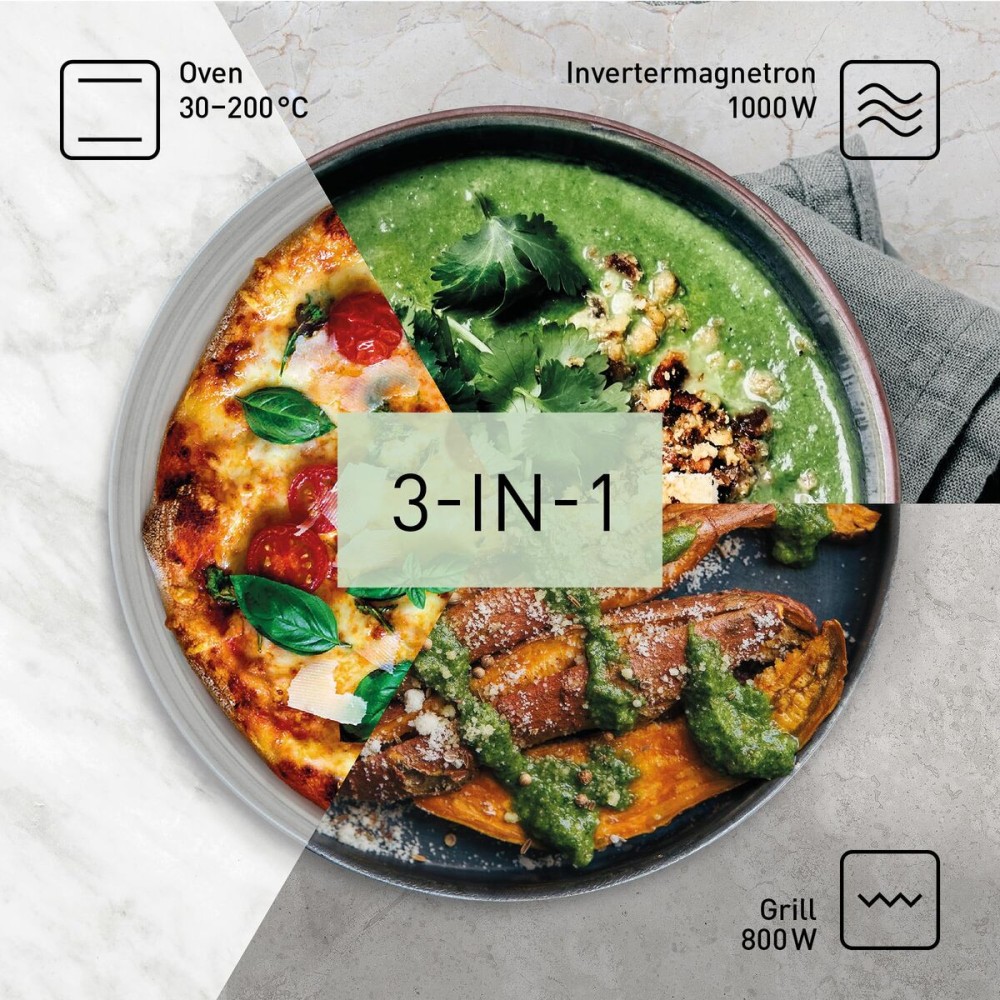 Cuptor cu microunde cu Grill Panasonic NNDF37PWEPG Alb 1000 W 23 L (Recondiționate A)