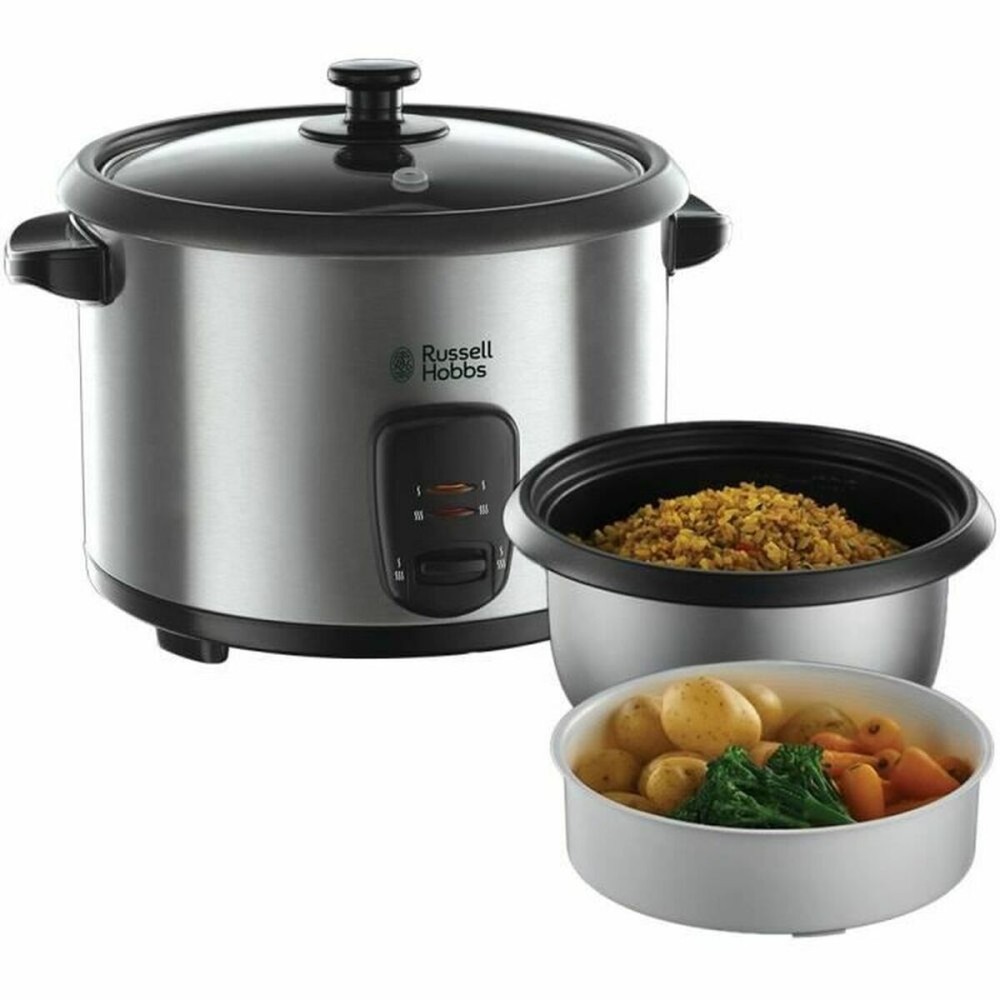 aparatul de gătit orez Russell Hobbs 19750-56 Gri Oțel inoxidabil 700 W 1,8 L (Recondiționate B)