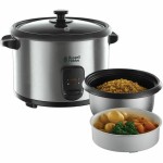 aparatul de gătit orez Russell Hobbs 19750-56 Gri Oțel inoxidabil 700 W 1,8 L (Recondiționate B)