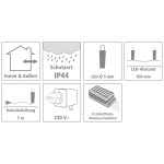 Ghirlandă de lumini LED Alb LED (Recondiționate A)