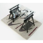 Șevalet Astigarraga Archi Tec Pin Negru Lemn (Recondiționate B)