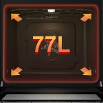 Cuptor Hisense BI62216AX MF 77 L 3500 W (Recondiționate B)