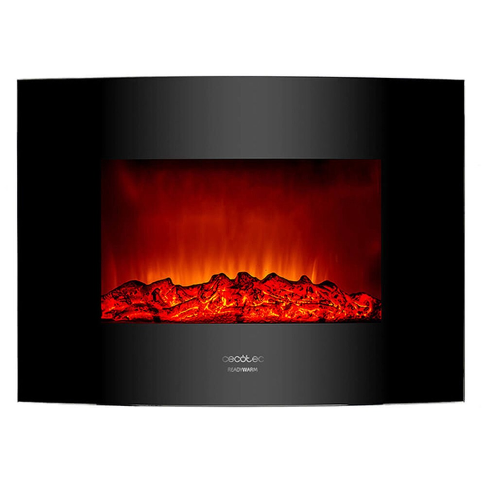 Șemineu electric decorativ de perete Cecotec Warm 2200 Curved Flames (Recondiționate A)