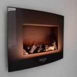 Șemineu electric decorativ de perete Cecotec Warm 2200 Curved Flames (Recondiționate A)