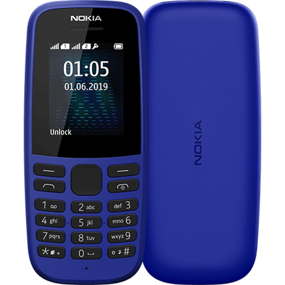 Telefon Mobil Nokia 105 Albastru (Recondiționate B)