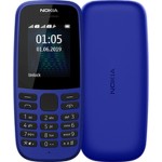 Telefon Mobil Nokia 105 Albastru (Recondiționate B)