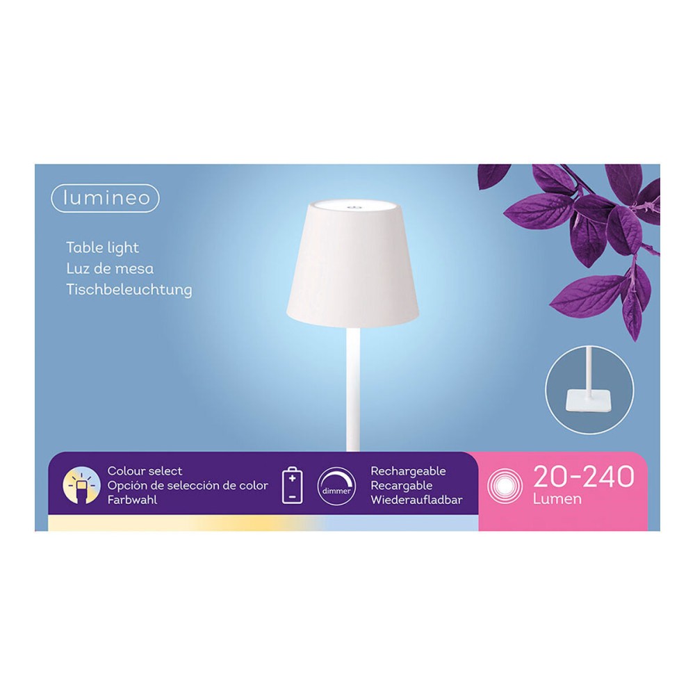 Lampă LED de Masă Lumineo 894378 Reîncărcabil/ă (Recondiționate A)