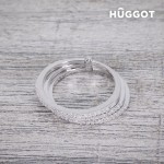 Inel din Argint Sterling 925 cu Zirconii Three Hûggot