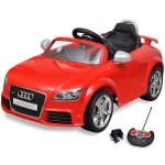 vidaXL Mașinuță pentru copii Audi TT RS, cu telecomandă, roșu vidaXL Mașinuță pentru copii Audi TT RS, cu telecomandă, roșu