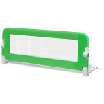 vidaXL Balustradă de siguranță pentru pat de copil, verde, 102x42 cm