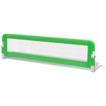 vidaXL Balustradă de siguranță pentru pat de copil, verde, 150x42 cm