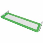 vidaXL Balustradă de siguranță pentru pat de copil, verde, 150x42 cm
