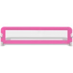 vidaXL Balustradă de siguranță pentru pat de copil, roz, 150x42 cm vidaXL Balustradă de siguranță pentru pat de copil, roz, 150x42 cm
