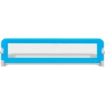 vidaXL Balustradă de siguranță pentru pat copil, albastru, 150x42 cm