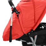 vidaXL Cărucior în tandem din oțel, roșu și negru vidaXL Cărucior în tandem din oțel, roșu și negru