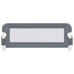 vidaXL Balustradă de protecție pat copii, gri, 102x42 cm, poliester