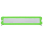 vidaXL Balustradă de protecție pat copii, verde, 180x42 cm, poliester