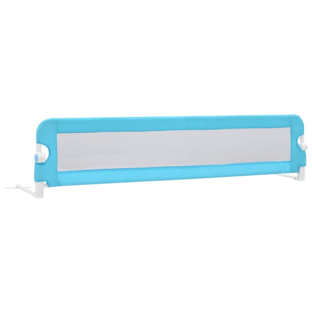 vidaXL Balustradă de protecție pat copii albastru 180x42 cm poliester