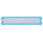 vidaXL Balustradă de protecție pat copii albastru 180x42 cm poliester vidaXL Balustradă de protecție pat copii albastru 180x42 cm poliester