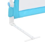 vidaXL Balustradă de protecție pat copii albastru 180x42 cm poliester vidaXL Balustradă de protecție pat copii albastru 180x42 cm poliester