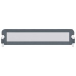 vidaXL Balustradă de protecție pat copii, gri, 180x42 cm, poliester