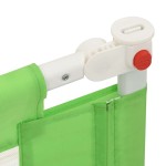 vidaXL Balustradă de protecție pat copii, verde, 100x25 cm, textil