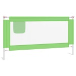 vidaXL Balustradă de protecție pat copii, verde, 160x25 cm, textil vidaXL Balustradă de protecție pat copii, verde, 160x25 cm, textil