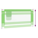 vidaXL Balustradă de protecție pat copii, verde, 160x25 cm, textil vidaXL Balustradă de protecție pat copii, verde, 160x25 cm, textil