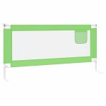 vidaXL Balustradă de protecție pat copii, verde, 190x25 cm, textil