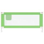 vidaXL Balustradă de protecție pat copii, verde, 200x25 cm, textil