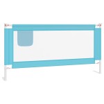 vidaXL Balustradă de protecție pat copii, albastru, 180x25 cm, textil vidaXL Balustradă de protecție pat copii, albastru, 180x25 cm, textil