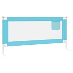 vidaXL Balustradă de protecție pat copii, albastru, 190x25 cm, textil vidaXL Balustradă de protecție pat copii, albastru, 190x25 cm, textil