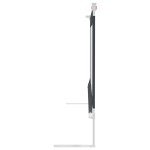 vidaXL Balustradă de protecție pat copii, gri închis, 100x25 cm textil vidaXL Balustradă de protecție pat copii, gri închis, 100x25 cm textil