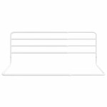 vidaXL Balustradă de protecție pat copii, alb, (76-137)x55 cm, fier vidaXL Balustradă de protecție pat copii, alb, (76-137)x55 cm, fier