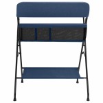 vidaXL Masă de schimb, bleumarin, fier vidaXL Masă de schimb, bleumarin, fier