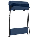 vidaXL Masă de schimb, bleumarin, fier vidaXL Masă de schimb, bleumarin, fier
