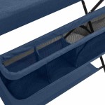 vidaXL Masă de schimb, bleumarin, fier vidaXL Masă de schimb, bleumarin, fier