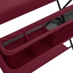 vidaXL Masă pentru schimbat bebelușul, roșu, fier vidaXL Masă pentru schimbat bebelușul, roșu, fier