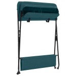 vidaXL Masă de schimbat bebelușul, verde, fier vidaXL Masă de schimbat bebelușul, verde, fier
