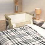 vidaXL Pat pentru copii cu saltea, gri taupe, pânză textil vidaXL Pat pentru copii cu saltea, gri taupe, pânză textil