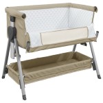 vidaXL Pat pentru copii cu saltea, gri taupe, pânză textil vidaXL Pat pentru copii cu saltea, gri taupe, pânză textil