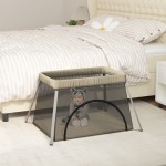 vidaXL Țarc pentru copii cu saltea, gri taupe, pânză textil vidaXL Țarc pentru copii cu saltea, gri taupe, pânză textil
