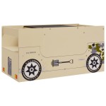 vidaXL Set masă&scaune pentru copii 3 piese model mașină off-road MDF vidaXL Set masă&scaune pentru copii 3 piese model mașină off-road MDF