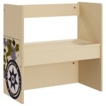 vidaXL Set masă&scaune pentru copii 3 piese model mașină off-road MDF vidaXL Set masă&scaune pentru copii 3 piese model mașină off-road MDF