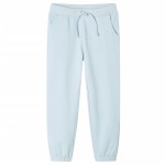 Pantaloni de trening pentru copii, albastru deschis, 128 Pantaloni de trening pentru copii, albastru deschis, 128