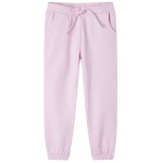Pantaloni de trening pentru copii, roz deschis, 128 Pantaloni de trening pentru copii, roz deschis, 128