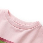 Rochie pentru copii cu șnur în talie, roz deschis, 116 Rochie pentru copii cu șnur în talie, roz deschis, 116