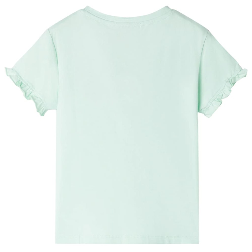 Tricou de copii, verde mentă deschis, 116