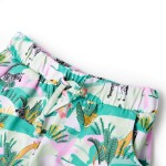 Pantaloni scurți copii cu șnur verde mentă 104 Pantaloni scurți copii cu șnur verde mentă 104